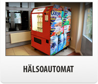 Hälsoautomat - en varuautomat fylld med nyttiga snacks